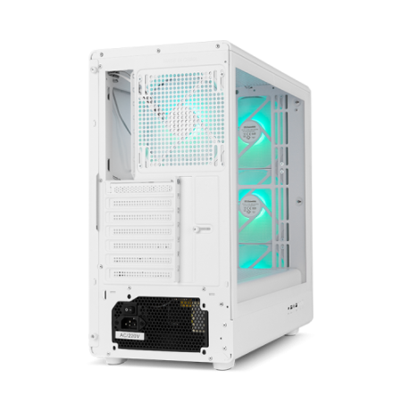 NOX Hummer NXHUMMERAEROWH carcasa de ordenador Midi Tower Blanco