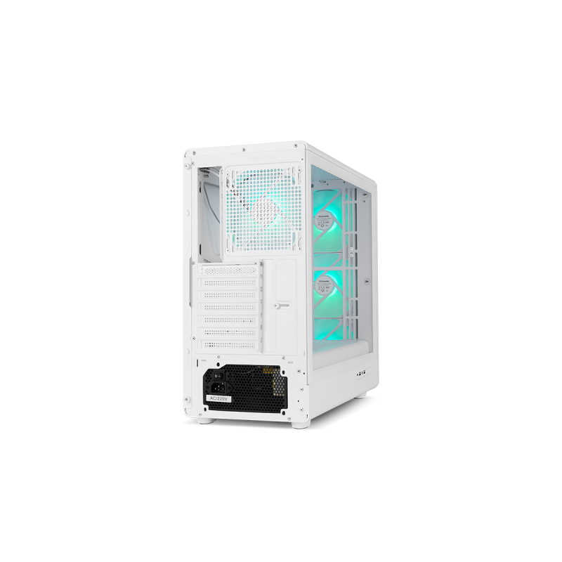 NOX Hummer NXHUMMERAEROWH carcasa de ordenador Midi Tower Blanco