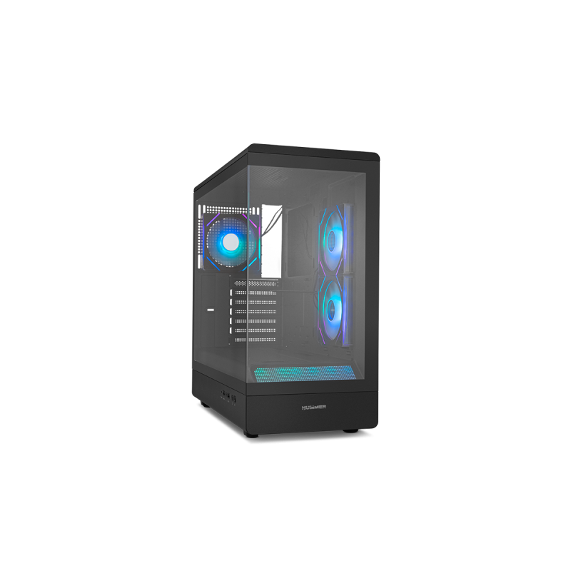 NOX Hummer NXHUMMERSIGNALBK carcasa de ordenador Midi Tower Negro