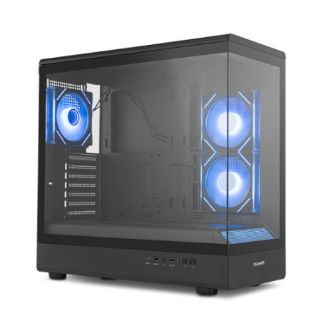 NOX Hummer NXHUMMERSIGNALBK carcasa de ordenador Midi Tower Negro