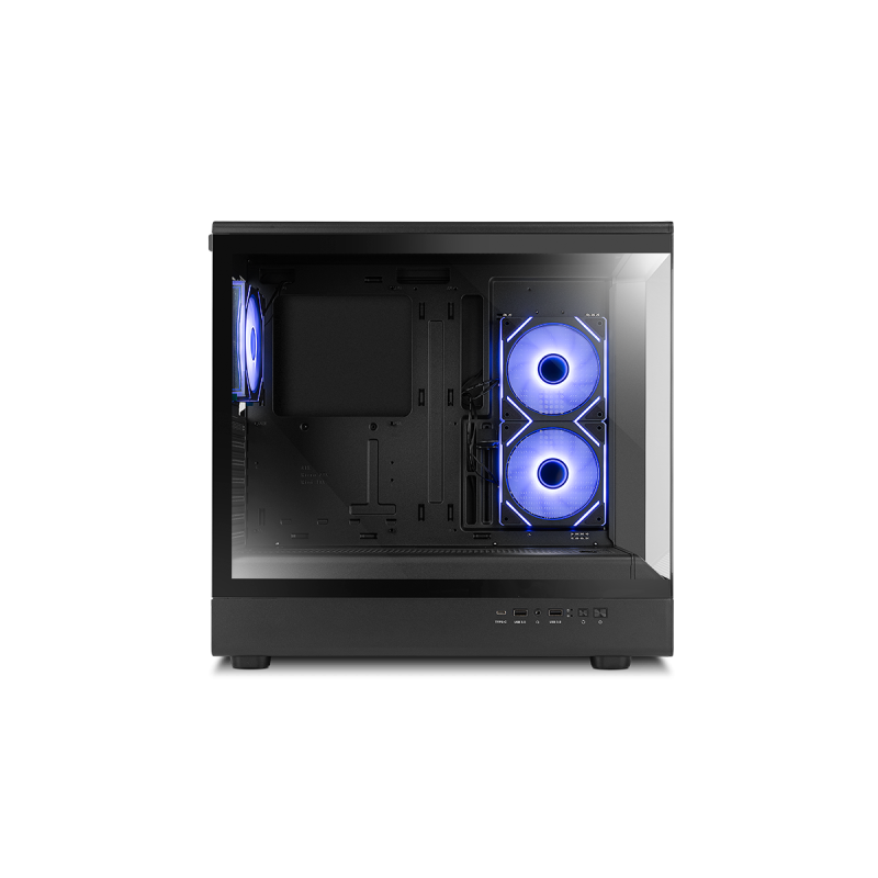 NOX Hummer NXHUMMERSIGNALBK carcasa de ordenador Midi Tower Negro