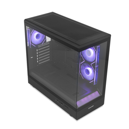 NOX Hummer NXHUMMERSIGNALBK carcasa de ordenador Midi Tower Negro