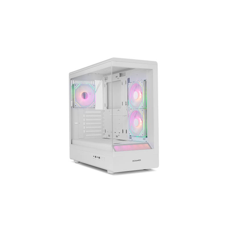 NOX CAJA HUMMER SIGNAL | SEMITORRE FRAMELESS ARGB BLANCO