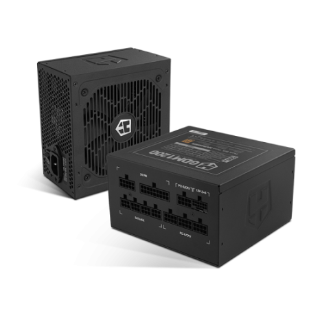 NOX Hummer GDM 1200W GOLD unidad de fuente de alimentación 20+4 pin ATX ATX Negro