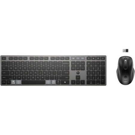 HP Combinación de teclado y ratón inalámbricos recargables multidispositivo 725