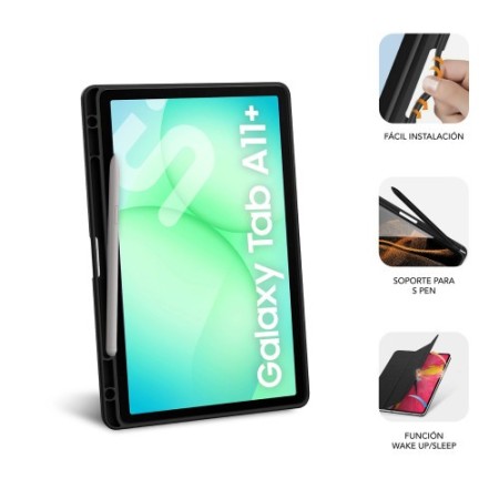 SUBBLIM SUBCST-5SC041 funda para tablet 27,9 cm (11″) Libro Negro