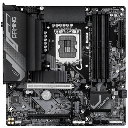 PLACA GIGABYTE B760M GAMING X WF6E GEN5,INTEL,1700,B760,4DDR5,192GB,HDMI+DP,4SATA+3M.2,3USB 3.2+USB-C,2.5GB+WIFI6E+BT5.3,MATX