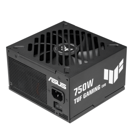 FUENTE ALIMENTACION ASUS TUF-GAMING-750G-EVO,750W, 80+ GOLD, ATX 3.0 COMPATIBLE, MILITARY-GRADE COMPONENTS, DUAL BALL BEARING, A