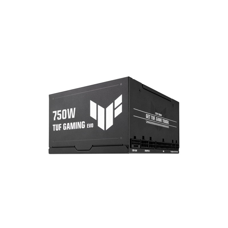 FUENTE ALIMENTACION ASUS TUF-GAMING-750G-EVO,750W, 80+ GOLD, ATX 3.0 COMPATIBLE, MILITARY-GRADE COMPONENTS, DUAL BALL BEARING, A