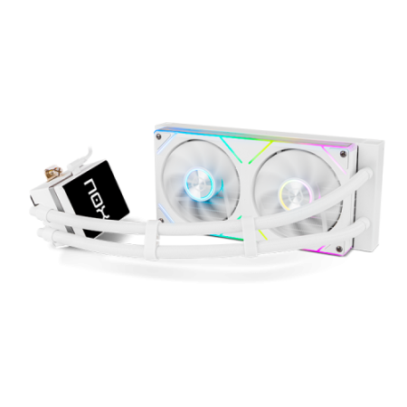 NOX Hummer M-240 LCD|Kit RL Magnético ARGB Blanco