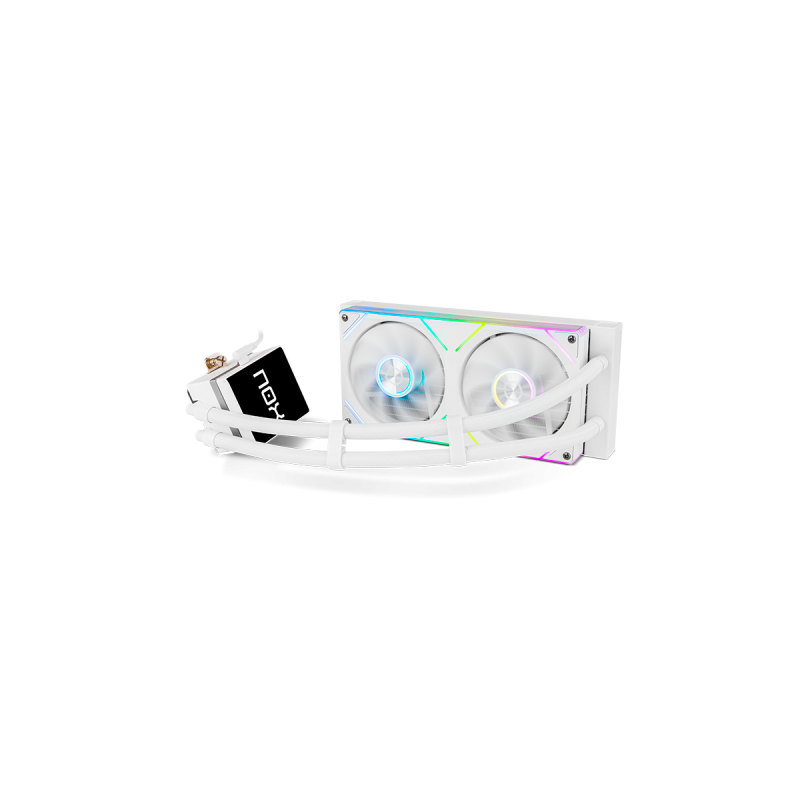 NOX Hummer M-240 LCD|Kit RL Magnético ARGB Blanco