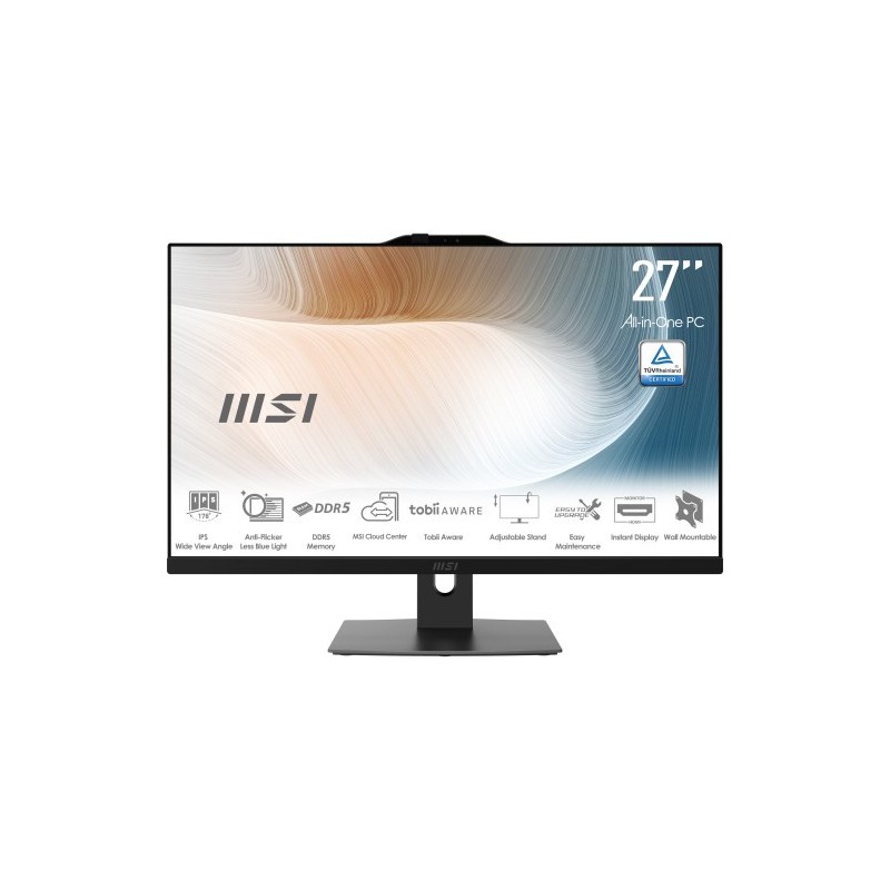 MSI MODERN AM272P 1M-1096ES All-in-One PC Intel Core 7 150U 68,6 cm (27″) 1920 x 1080 Pixeles PC todo en uno 16 GB DDR5-SDRAM 50