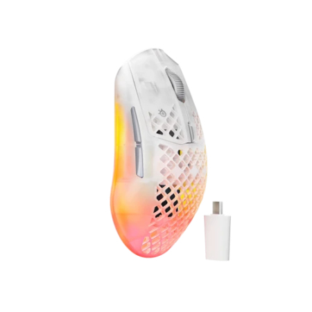 Steelseries Aerox 3 Wireless Gen 2 ratón Juego mano derecha RF Wireless + Bluetooth Óptico 26000 DPI