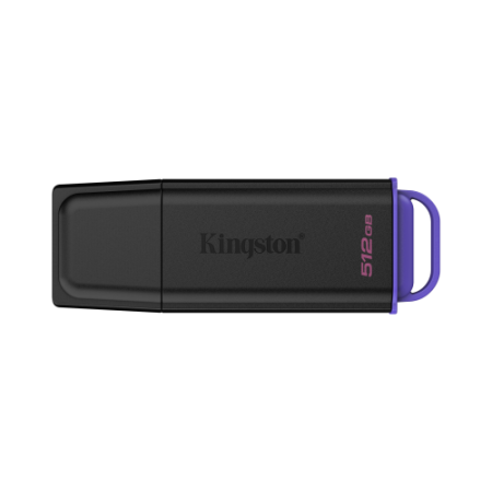 Kingston Technology DataTraveler 512GB Portátil USB 3.2 Gen 1 Exodia Negro + Violeta
