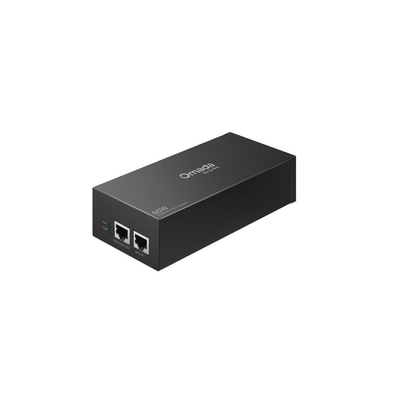 TP-LINK POE370S INYECTOR POE++ OMADA 10G PUERTOS: 1 PUERTO POE 10GBPS, 1 PUERTO NO POE 10GBPS ESPEC: COMPATIBLE CON 802.3BT/AT/A