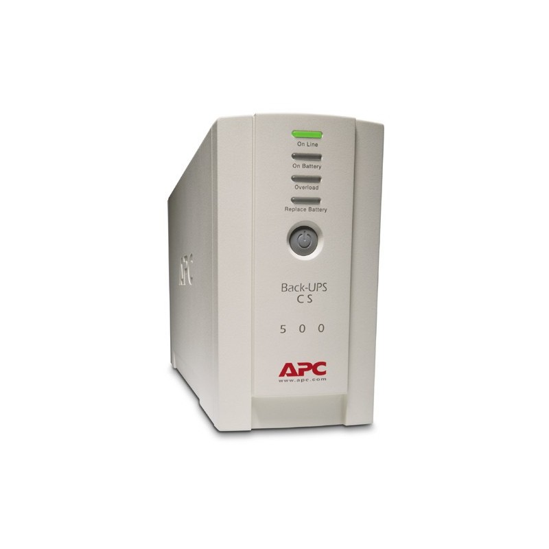 APC Back-UPS sistema de alimentación ininterrumpida (UPS) En espera (Fuera de línea) o Standby (Offline) 0,5 kVA 300 W 4 salidas