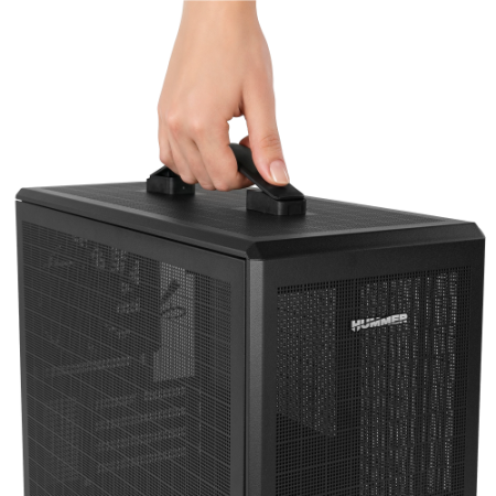 NOX HUMMER REFRESH MINI TORRE M-ATX PORTABLE MESH NGR