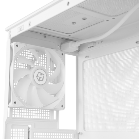 NOX HUMMER REFRESH MINI TORRE M-ATX PORTABLE MESH BLNC