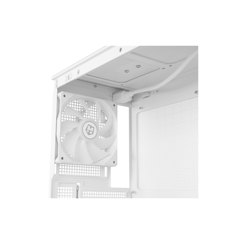 NOX HUMMER REFRESH MINI TORRE M-ATX PORTABLE MESH BLNC