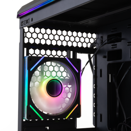 NOX Hummer Semitorre ATX cristal curvo ARGB Ngr