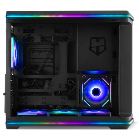 NOX Hummer Semitorre ATX cristal curvo ARGB Ngr