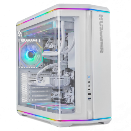 NOX Hummer Semitorre ATX cristal curvo ARGB Blnc