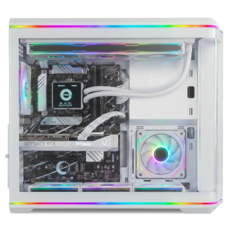 NOX Hummer Semitorre ATX cristal curvo ARGB Blnc