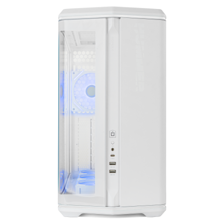 NOX Hummer Semitorre ATX cristal curvo ARGB Blnc