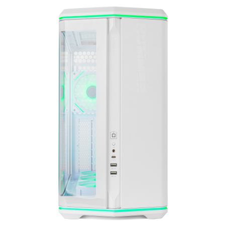 NOX Hummer Semitorre ATX cristal curvo ARGB Blnc