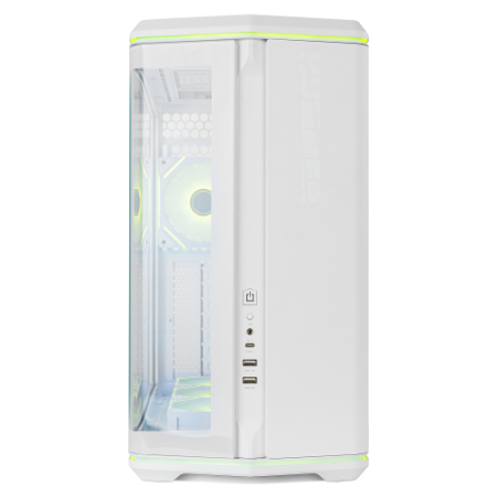 NOX Hummer Semitorre ATX cristal curvo ARGB Blnc