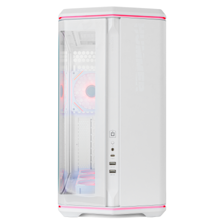 NOX Hummer Semitorre ATX cristal curvo ARGB Blnc