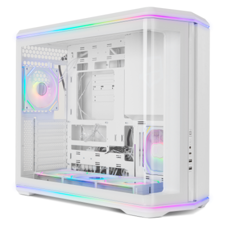 NOX Hummer Semitorre ATX cristal curvo ARGB Blnc
