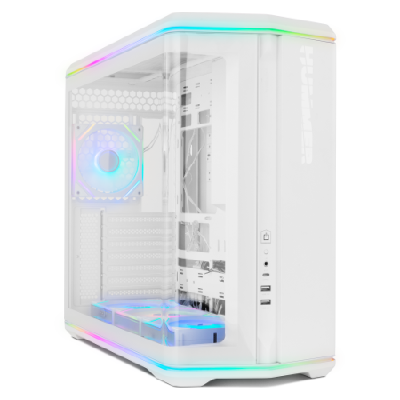 NOX Hummer Semitorre ATX cristal curvo ARGB Blnc