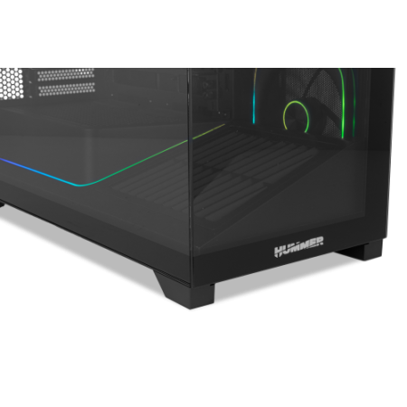 NOX Hummer BLADE, Semitorre ATX, ARGB, Ultra Airflow, Negro
