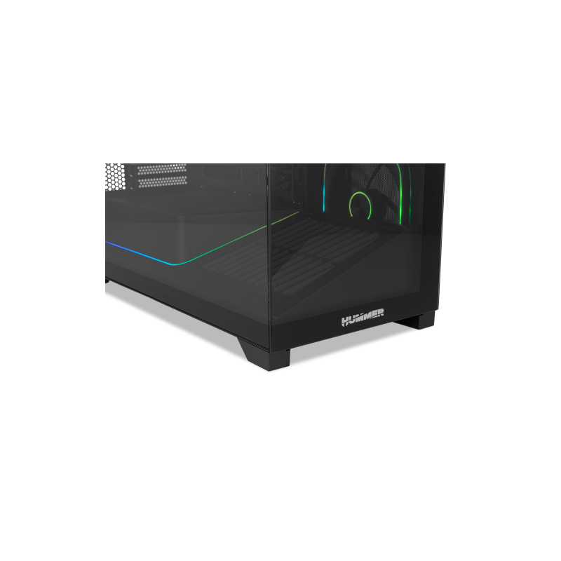 NOX Hummer BLADE, Semitorre ATX, ARGB, Ultra Airflow, Negro