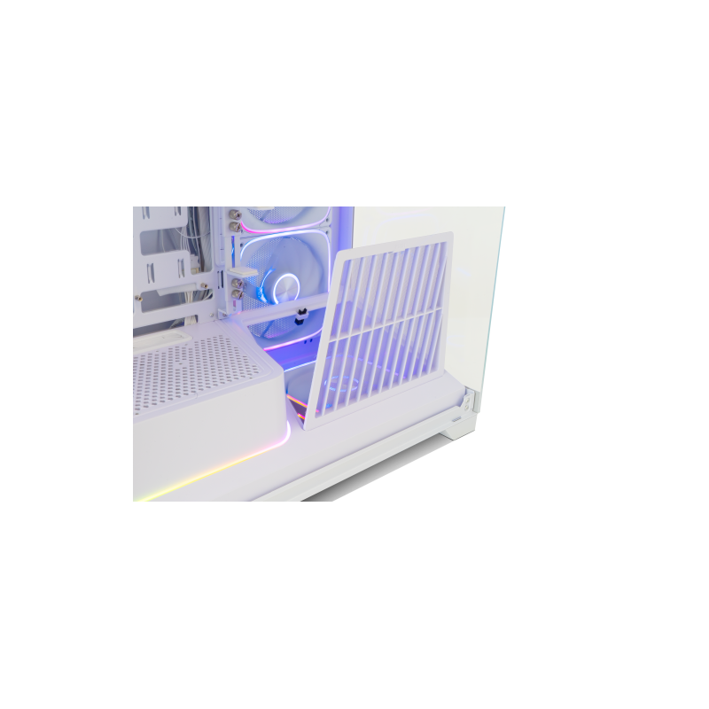 NOX Hummer BLADE, Semitorre ATX, ARGB, Ultra Airflow, Blanco