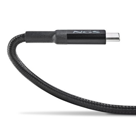 NGS KNOT 100W-3 cable USB USB 2.0 3 m USB C 0,48 Gbit/s Negro