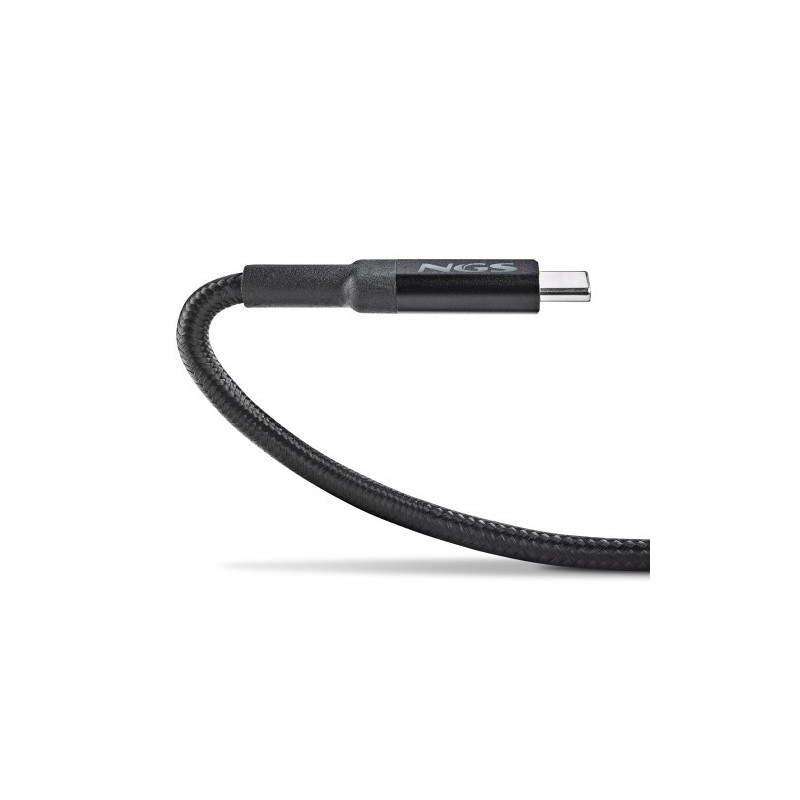 NGS KNOT 100W-3 cable USB USB 2.0 3 m USB C 0,48 Gbit/s Negro