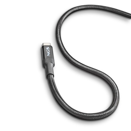 NGS KNOT 100W-3 cable USB USB 2.0 3 m USB C 0,48 Gbit/s Negro
