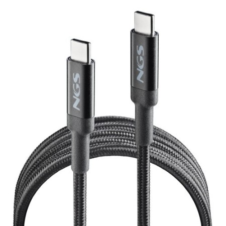 NGS KNOT 65W-3 cable USB USB 2.0 3 m USB C 0,48 Gbit/s Negro