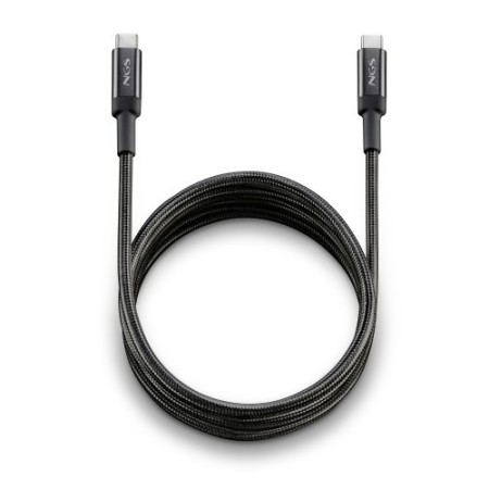 NGS KNOT 65W-3 cable USB USB 2.0 3 m USB C 0,48 Gbit/s Negro