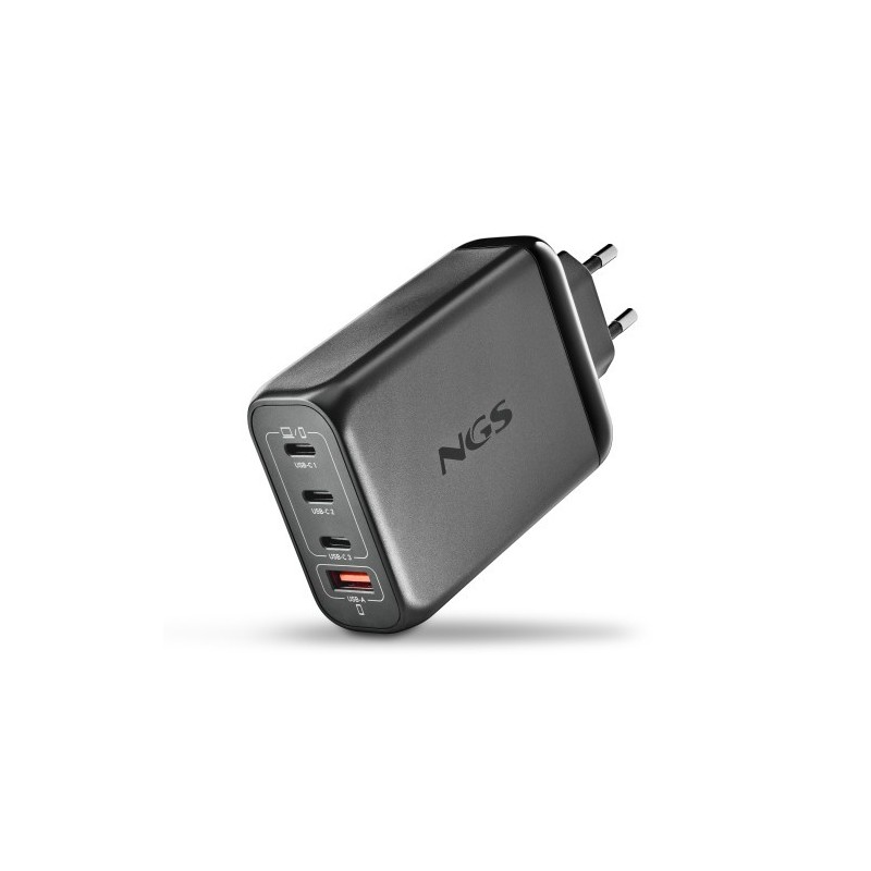 NGS BUD 140W Universal Negro Corriente alterna Carga rápida Interior
