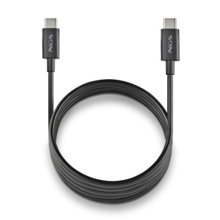 NGS ZYRO 60W-1 cable USB USB 2.0 1 m USB C 0,48 Gbit/s Negro