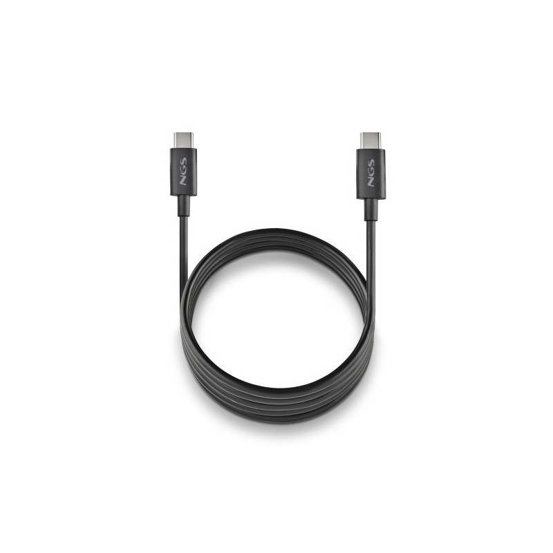 NGS ZYRO 60W-1 cable USB USB 2.0 1 m USB C 0,48 Gbit/s Negro
