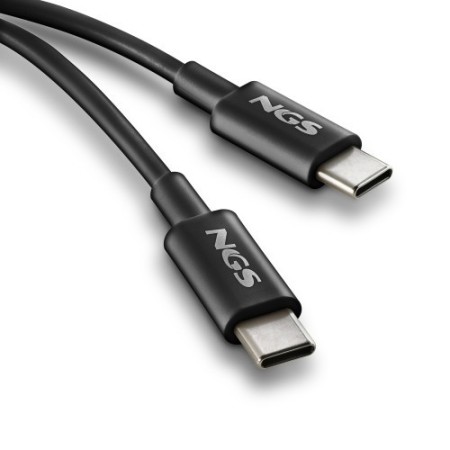 NGS ZYRO 60W-1 cable USB USB 2.0 1 m USB C 0,48 Gbit/s Negro