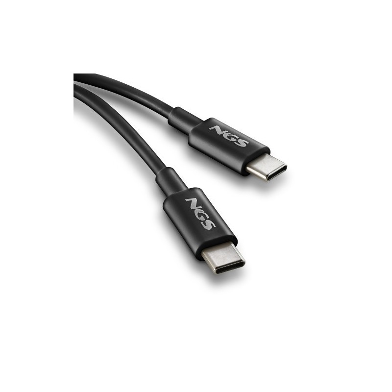NGS ZYRO 60W-1 cable USB USB 2.0 1 m USB C 0,48 Gbit/s Negro
