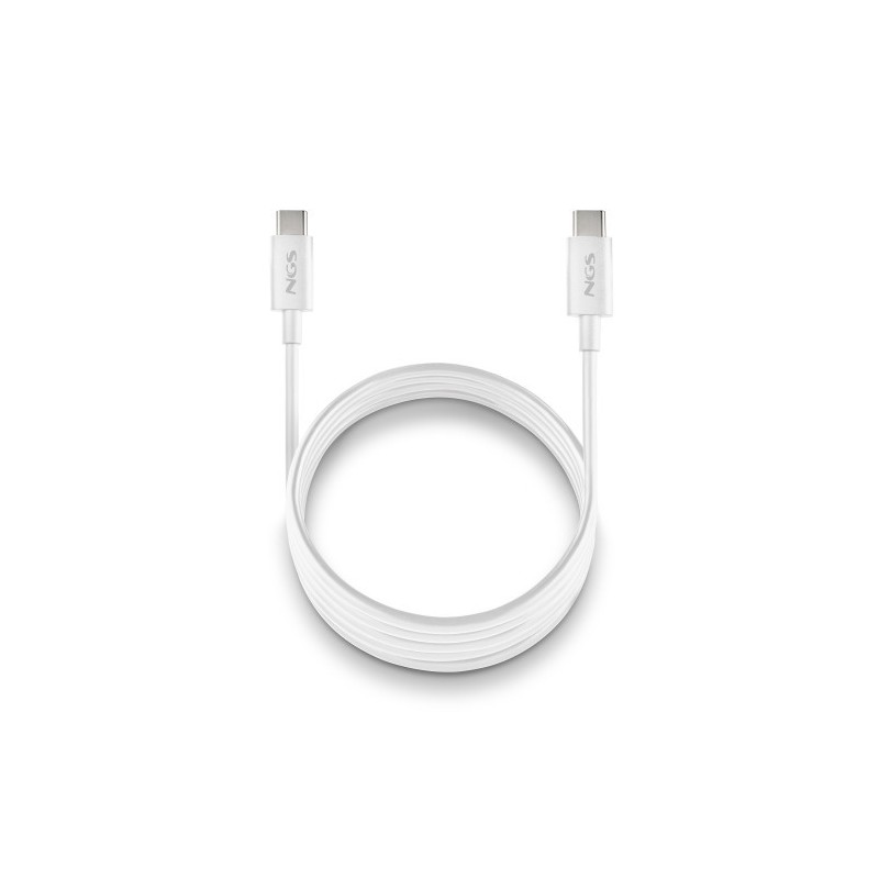 NGS ZYRO 60W-1 cable USB USB 2.0 1 m USB C 0,48 Gbit/s Blanco