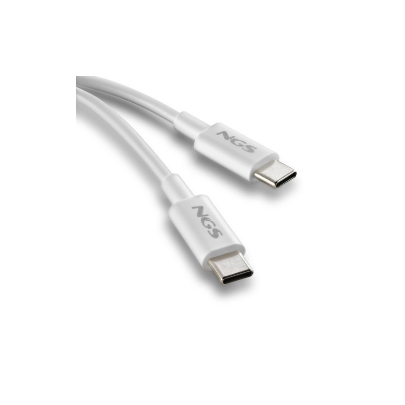 NGS ZYRO 60W-1 cable USB USB 2.0 1 m USB C 0,48 Gbit/s Blanco