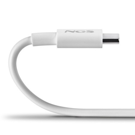 NGS ZYRO 60W-1 cable USB USB 2.0 1 m USB C 0,48 Gbit/s Blanco