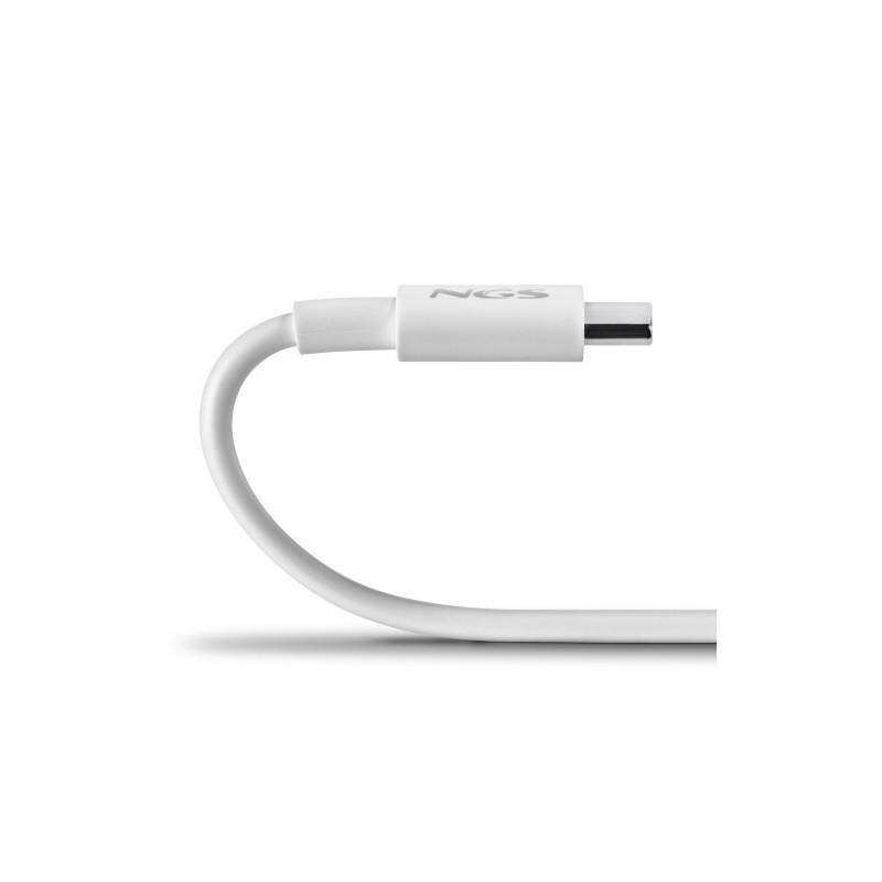 NGS ZYRO 60W-1 cable USB USB 2.0 1 m USB C 0,48 Gbit/s Blanco